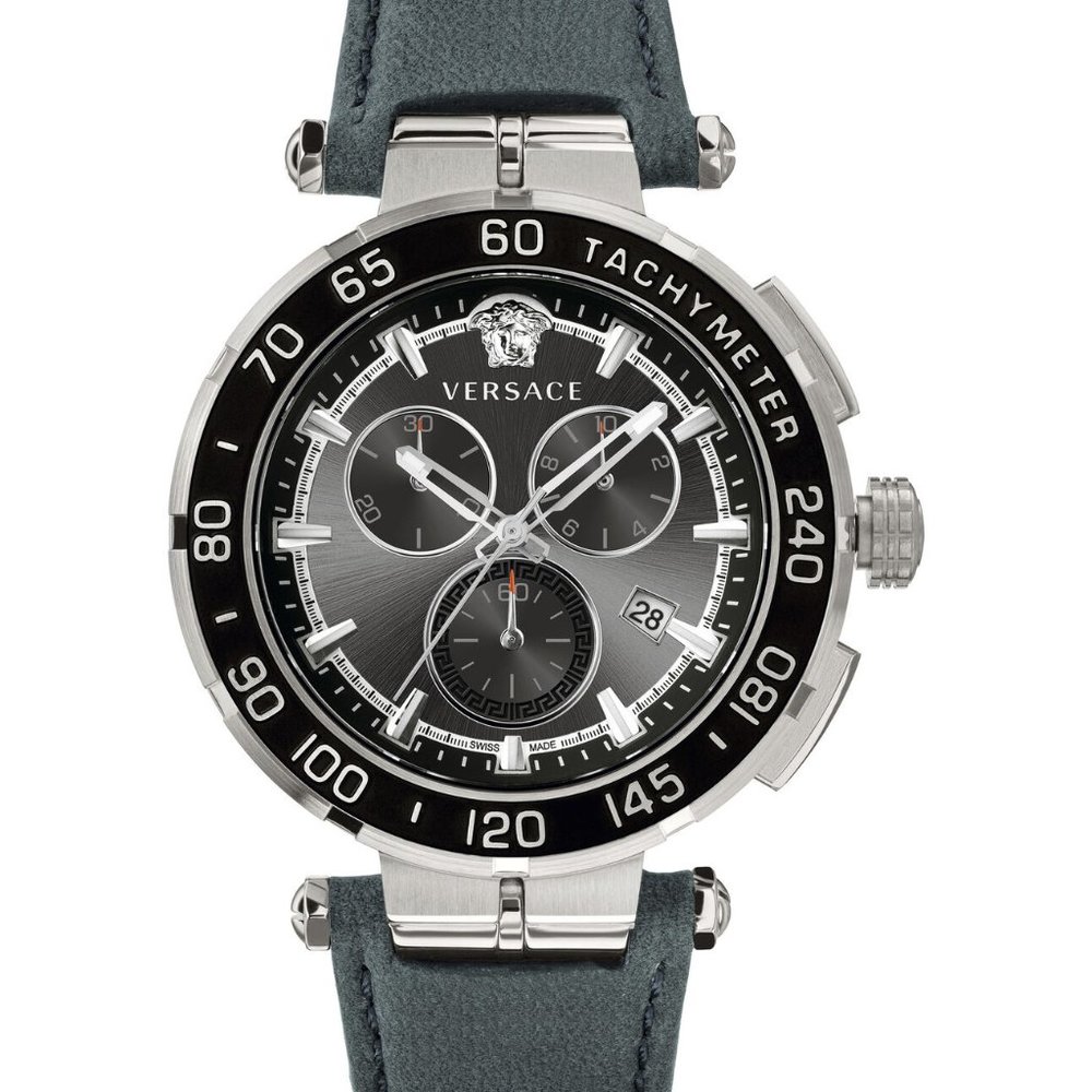 Versace Men's Greca 45mm Sport Watch